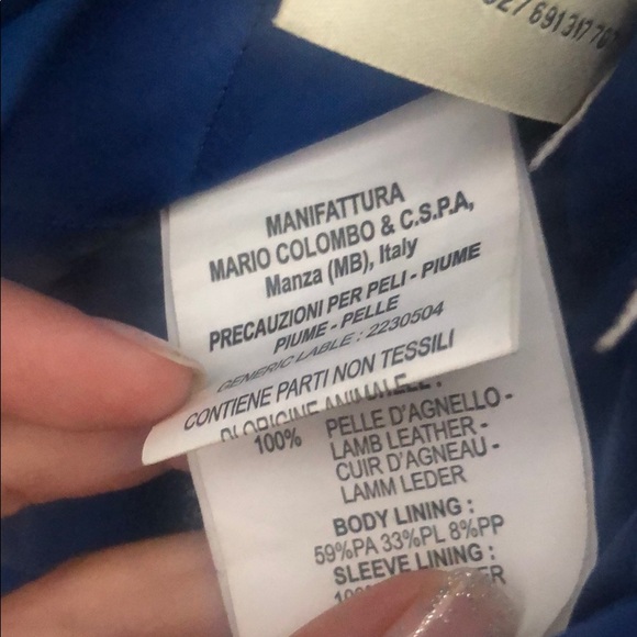 Leather Jacket - made in italy - Picture 6 of 6